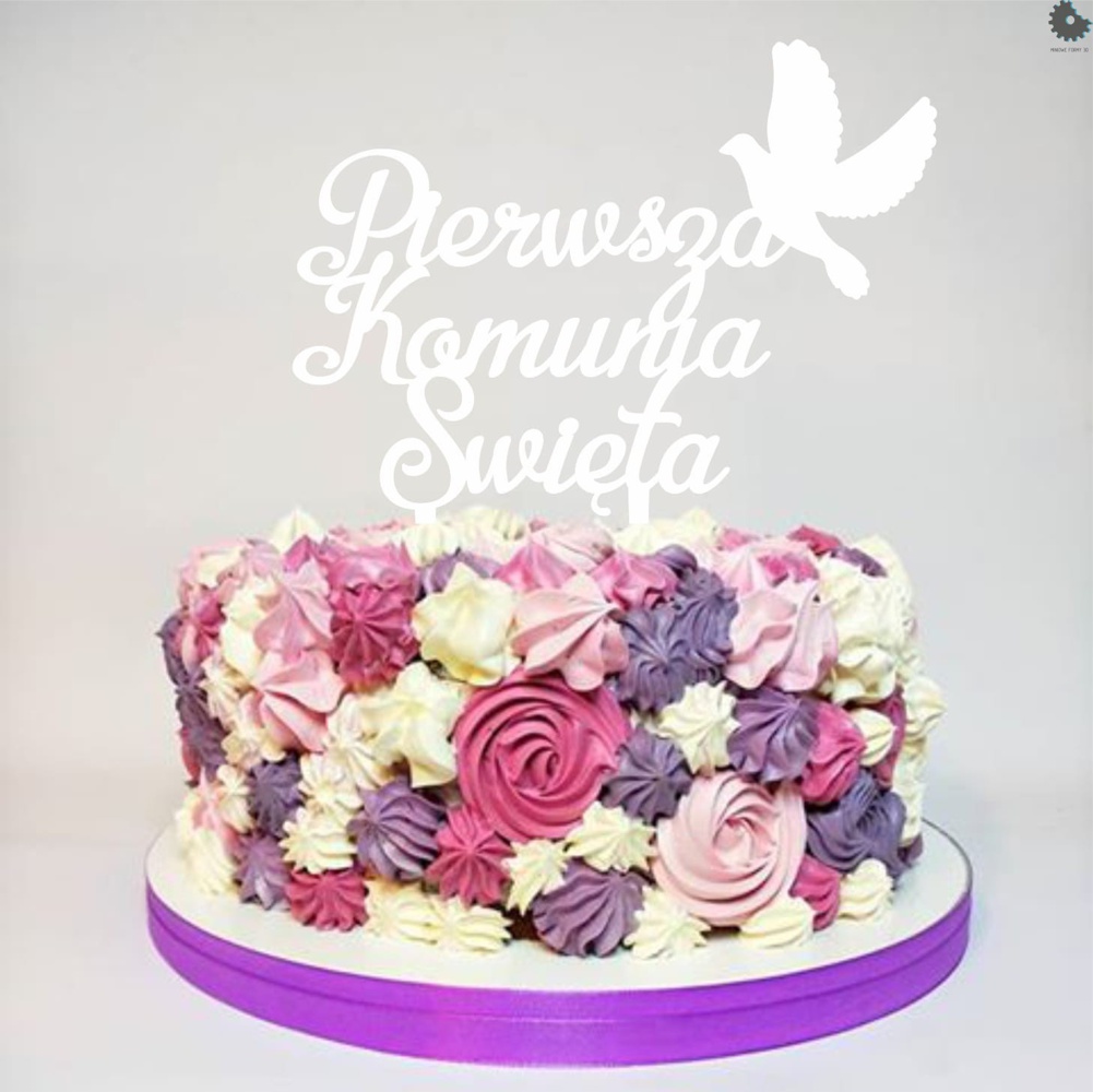 Pyszny tort Pierwsza Komunia Święta